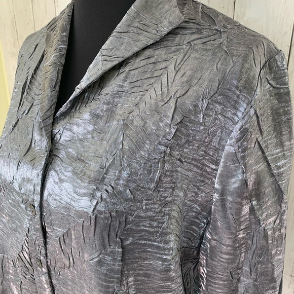 Patchington Silver Blouse Medium - Picture 3 of 4